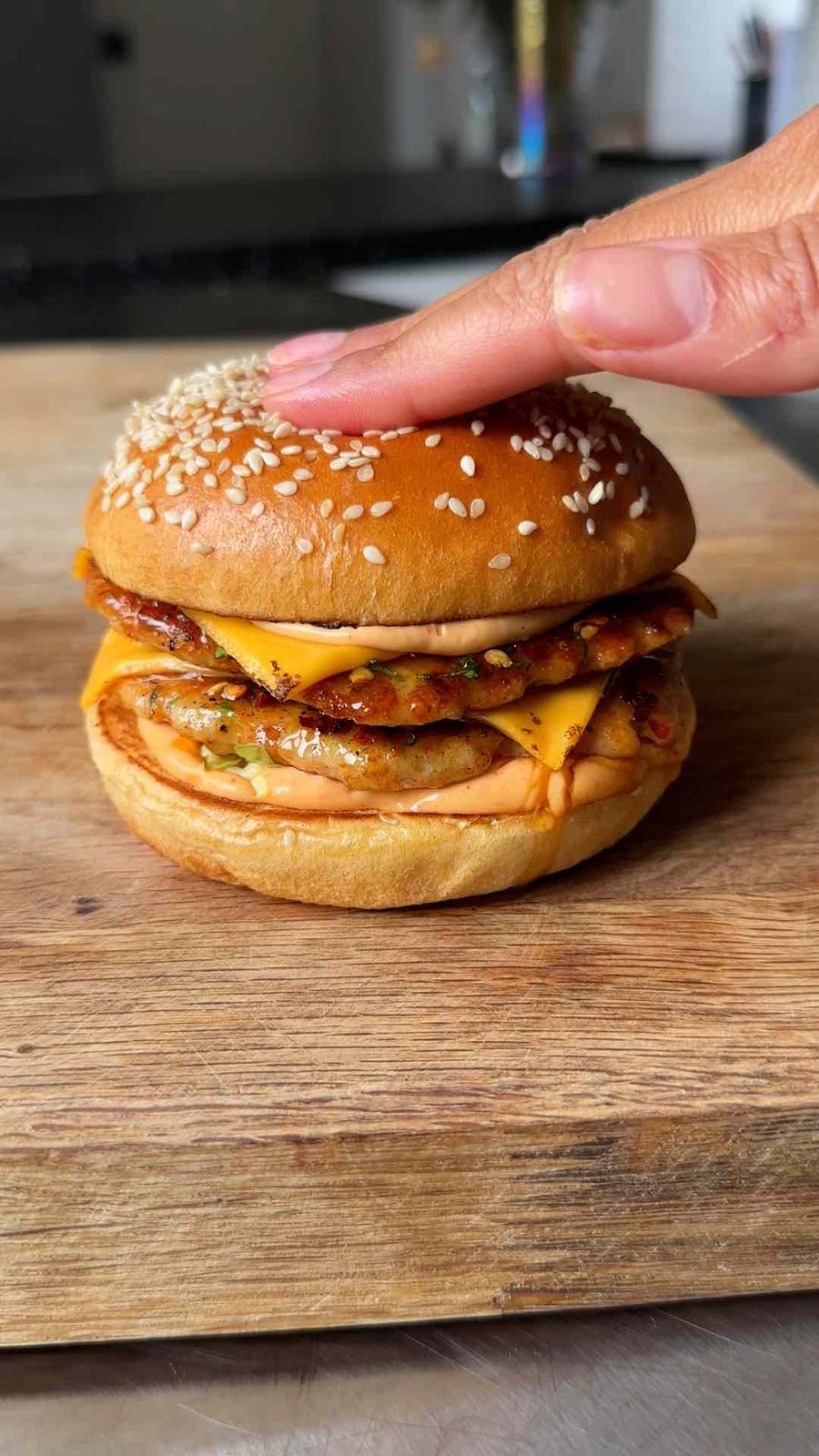 Veg allo patti Burger