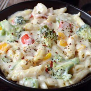 white sauce pasta