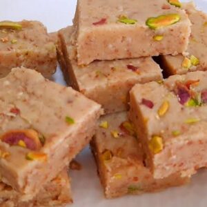 Khoya Badam Barfi
