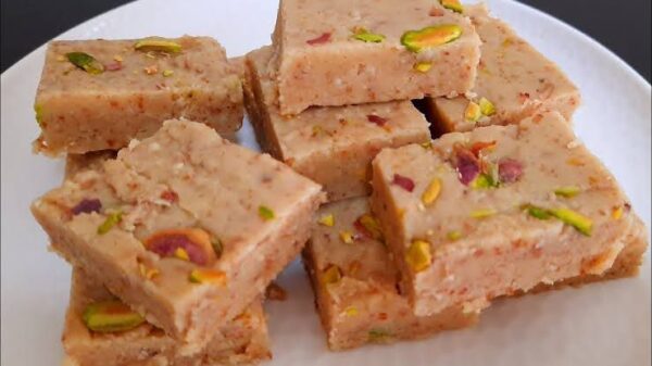 Khoya Badam Barfi