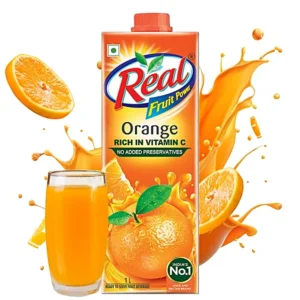 Real fruit juice- Orange juice